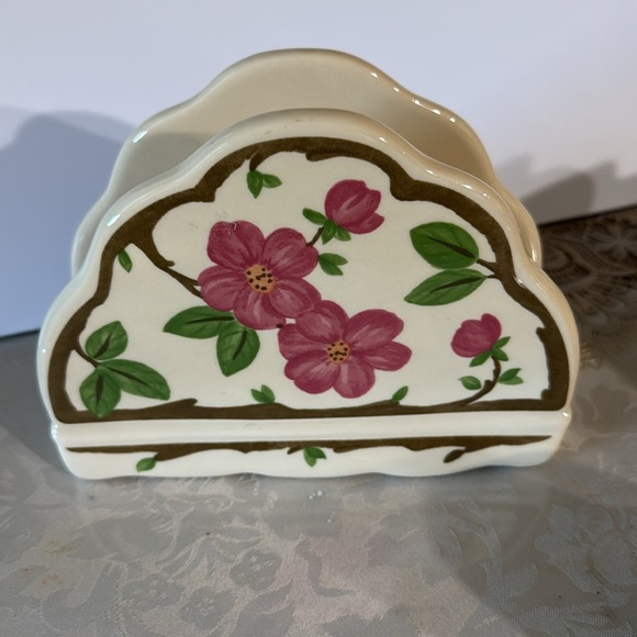 Franciscan Desert Rose Cream Napkin Holder - Picture 1 of 3